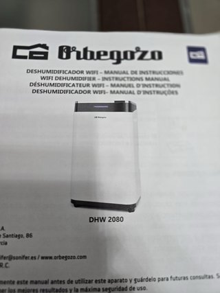 Deshumidificador Orbegozo