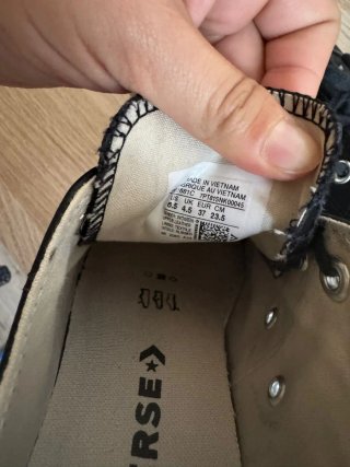 Zapatillas Converse Piel Negras Talla 37