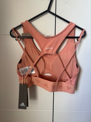Top deportivo Adidas rosa Talla M