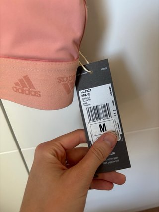 Top deportivo Adidas rosa Talla M