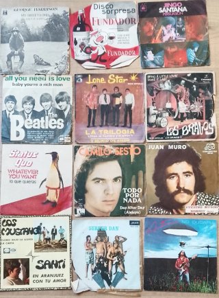 Lote 52 Vinilos LP Antiguos Pop Rock