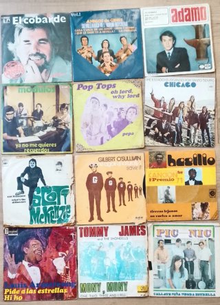 Lote 52 Vinilos LP Antiguos Pop Rock