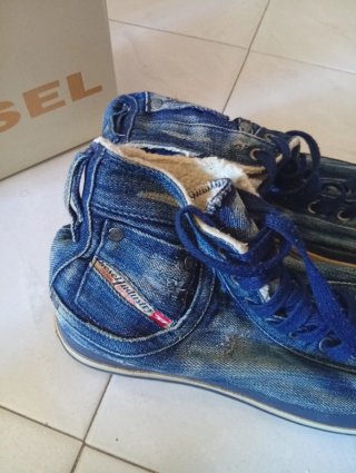 Scarpe Diesel Denim Blu
