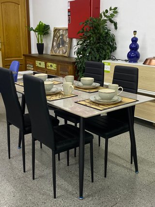 Mesa comedor con 4 sillas - hacemos envíos