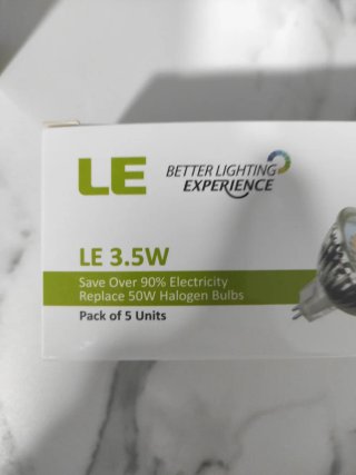 Pack 5 Luces LED 3.5W Blanco Cálido