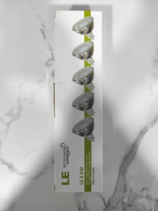 Pack 5 Luces LED 3.5W Blanco Cálido