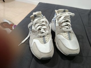 Zapatillas Nike Gris y Blanco