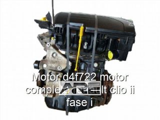 motor D4F722 Renault Clio II 1.2 gasolina  r_77362
