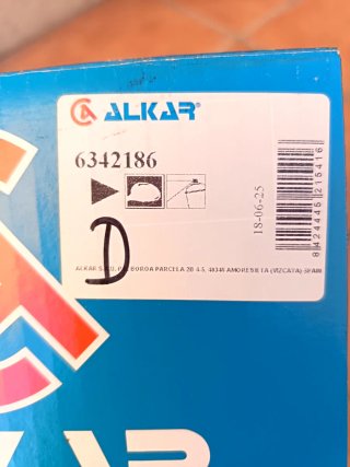 Alkar Carcasa Retrovisor Derecho o izquierdo Blanc
