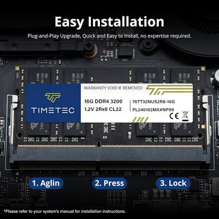 Timetec Kit RAM 32GB DDR4 portátil gaming