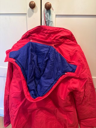 Chaqueta Columbia Nieve Ligera Roja y Azul