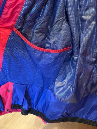 Chaqueta Columbia Nieve Ligera Roja y Azul