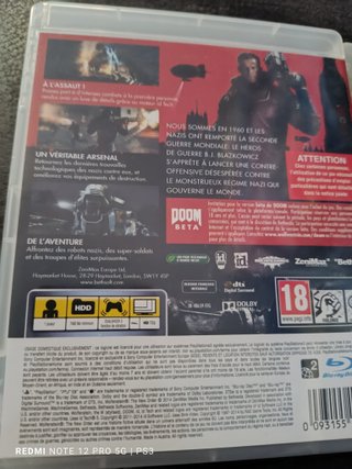 Pack PS3 Wolfenstein: The New Order y Wolfestein