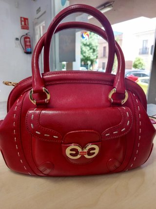 Bolso Escada Rojo Piel