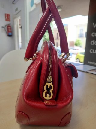 Bolso Escada Rojo Piel