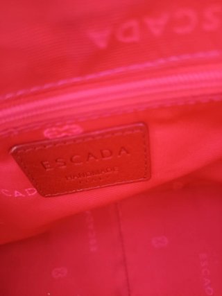 Bolso Escada Rojo Piel