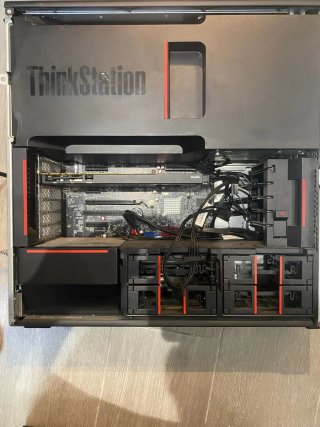 Estación de Trabajo Lenovo P520 Negra