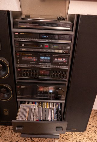 Equipo Sonido Vintage GoldStar (LG) + Altavoces