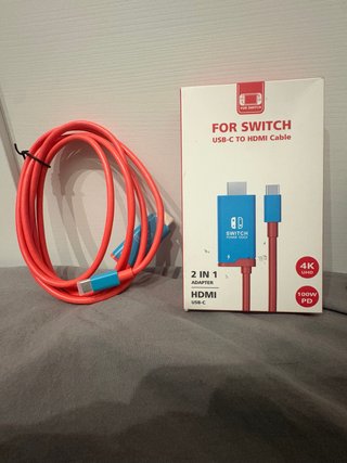 Adaptador USB-C a HDMI 2 en 1 para Switch