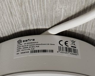 Cámara Domo IP MotorZoom - SAFIRE