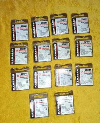 14 Paquetes Anzuelos KAMASAN X STRONG