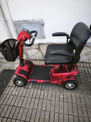 Scooter movilidad reducida rojo