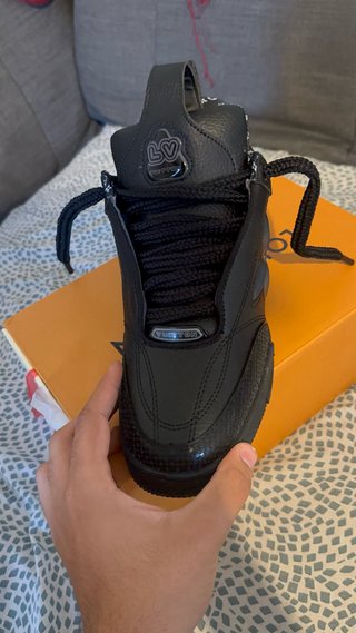 Scarpe Louis Vuitton Skate Nere