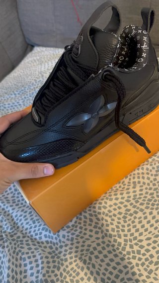 Scarpe Louis Vuitton Skate Nere
