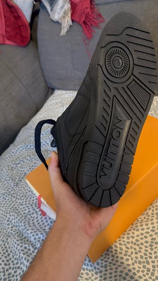 Scarpe Louis Vuitton Skate Nere