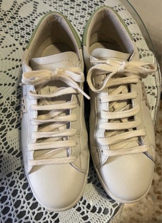Scalpers Sneakers Talla 38 Verde/Blanco
