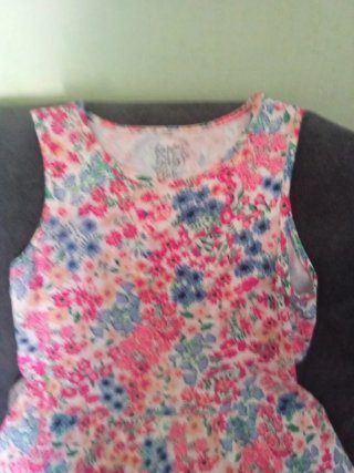Vestido estampado floral niña talla 140