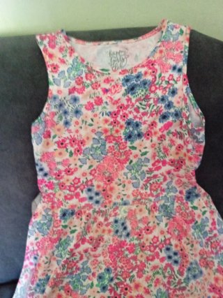 Vestido estampado floral niña talla 140