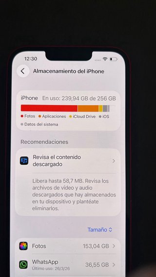 iPhone 13 256GB Rojo