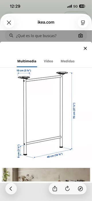Patas Mesa Escritorio/Comedor Ikea Nuevas