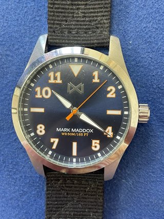 Reloj Mark Maddox Azul y Plateado