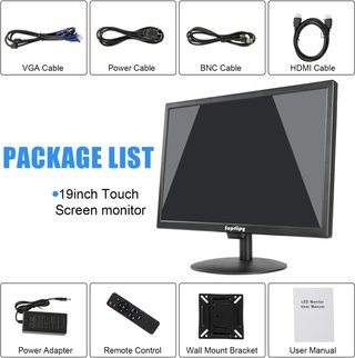 Suprlipy monitor táctil capacitivo 19 pulgadas