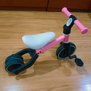 Triciclo para niña rosa y blanco