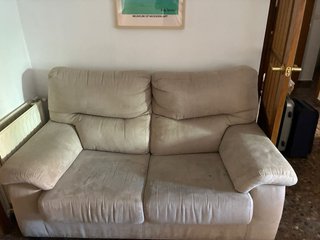 Sofá de 2 plazas beige