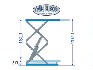 Elevador Tijera Bajo Suelo 3.0t TWS3-18U