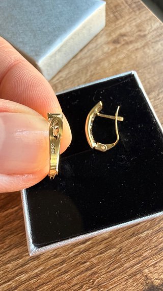 Pendientes de oro 18K circonitas