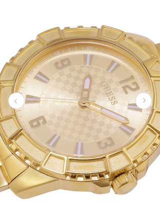 Reloj Guess Hombre Dorado Nuevo U1365G3