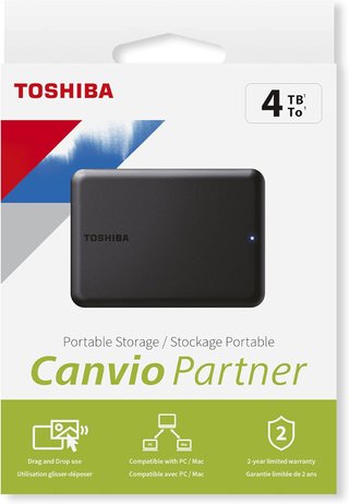 Toshiba Canvio disco duro portátil 4TB