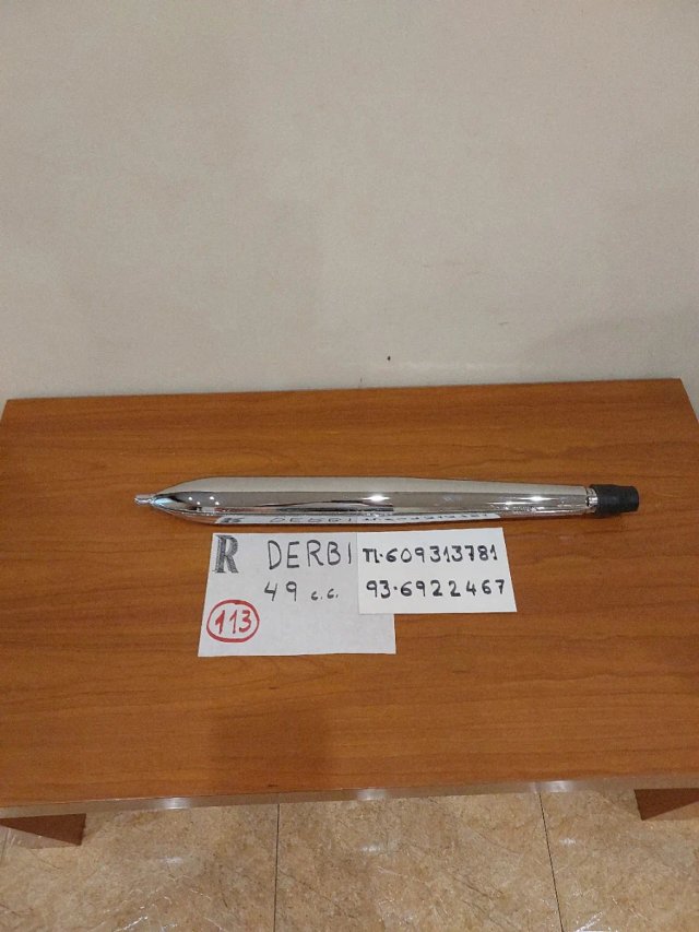 Silenciador Derbi 49cc