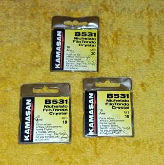 Anzuelos KAMASAN B531 Nichelato (20 uds)