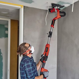 Einhell lijadora pared potente mango telescópico