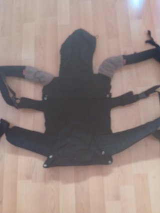 Mochila Portabebés Manduca Negra