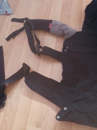 Mochila Portabebés Manduca Negra