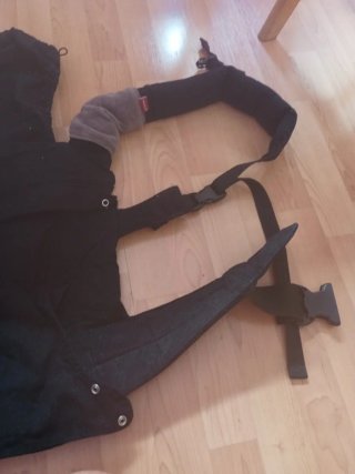 Mochila Portabebés Manduca Negra