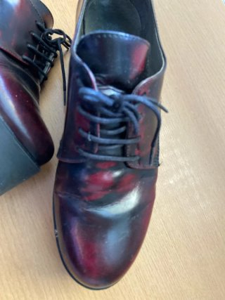 Zapatos de plataforma con cordones