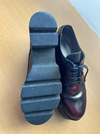 Zapatos de plataforma con cordones